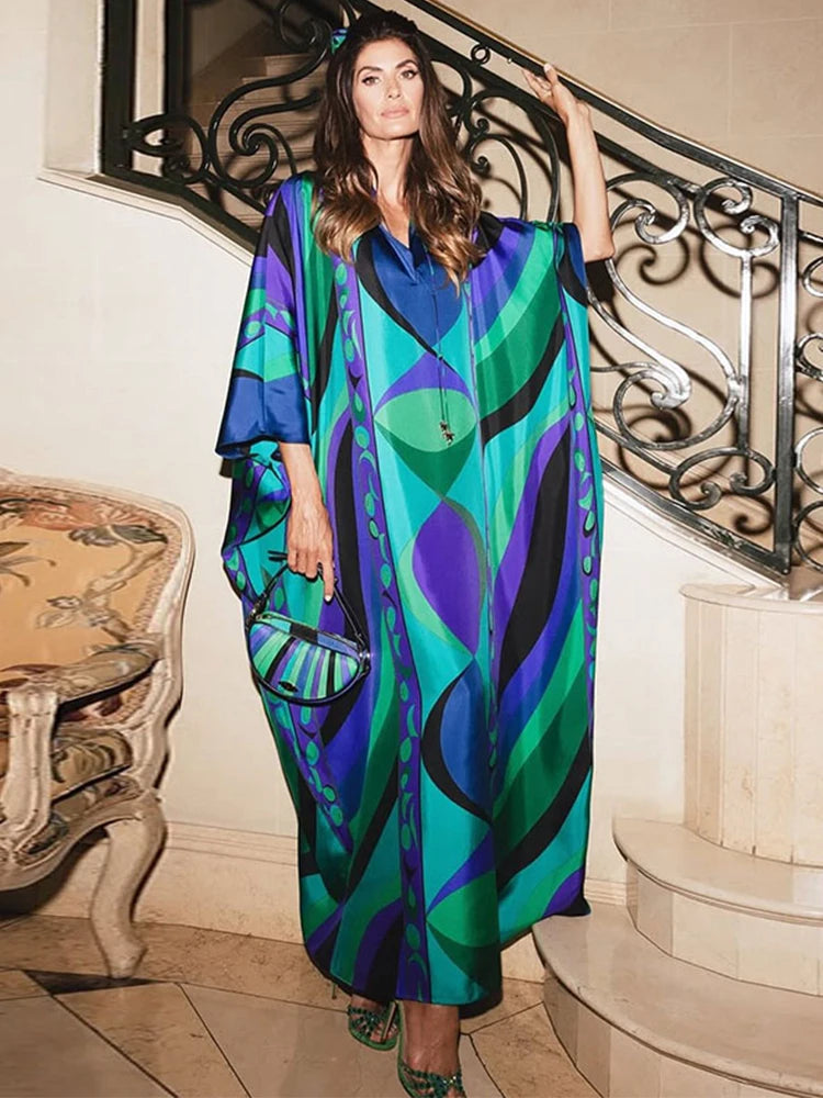 Bohemian Printed Maxi Dress