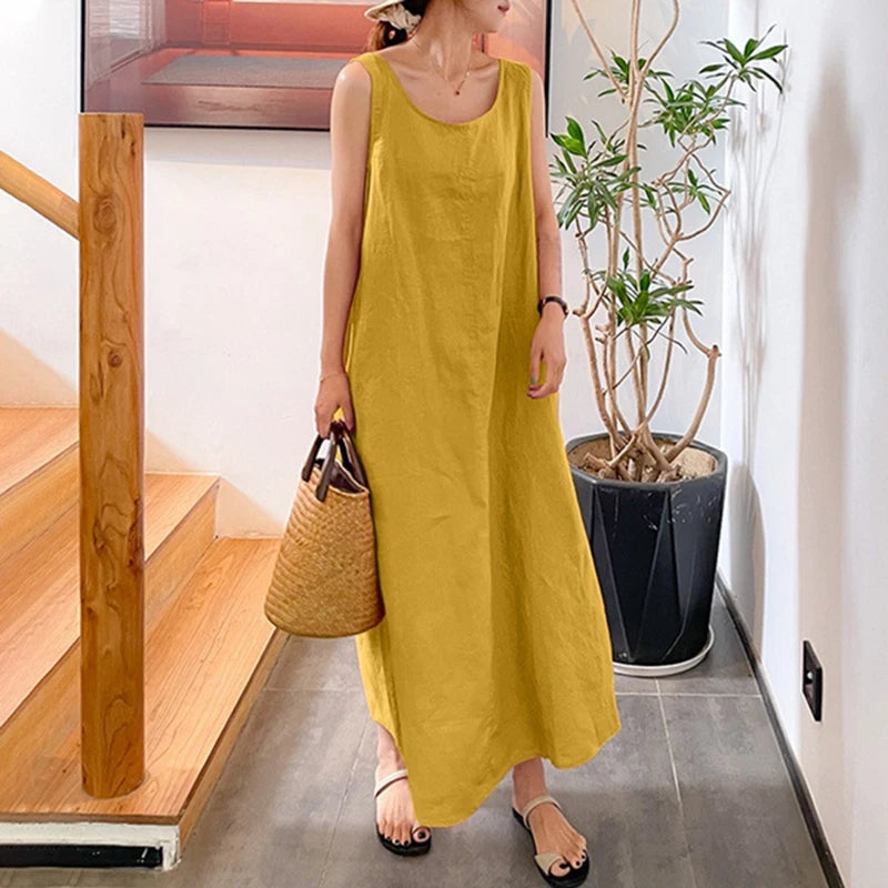 Casual Cotton Summer Dress