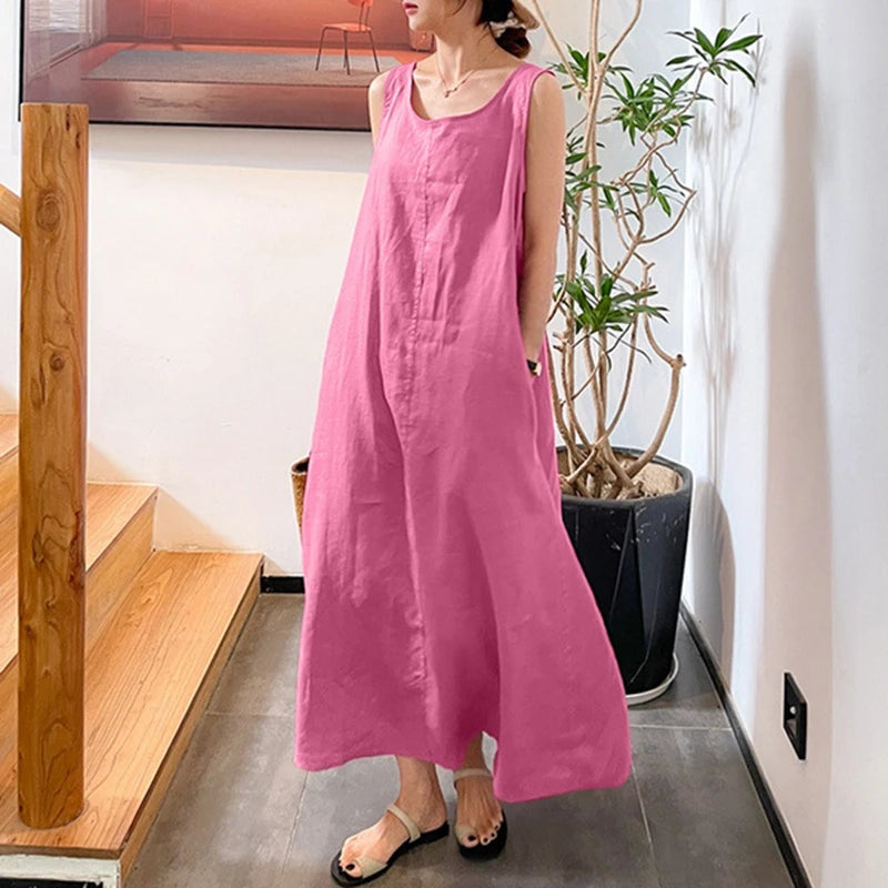 Casual Cotton Summer Dress