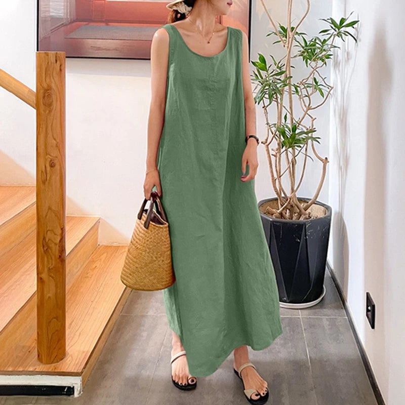 Casual Cotton Summer Dress