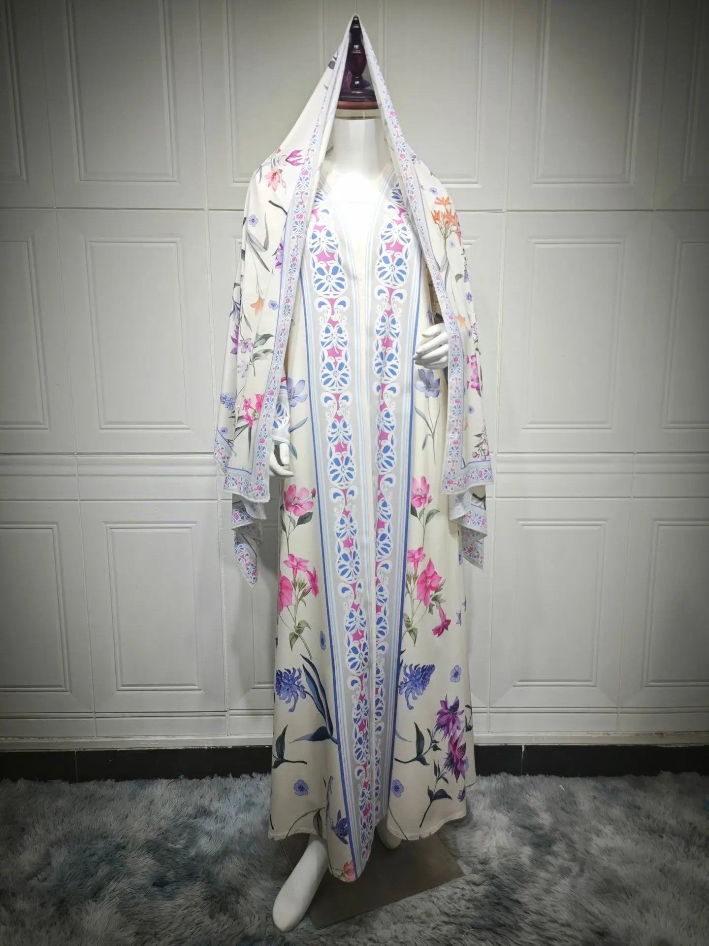 Floral Caftan Dress