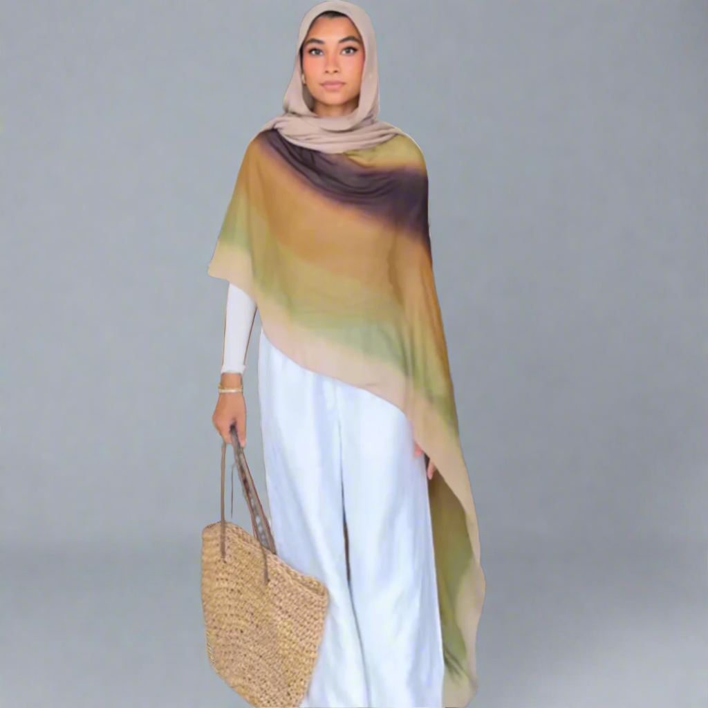 Olive Matcha Ombre Hijab