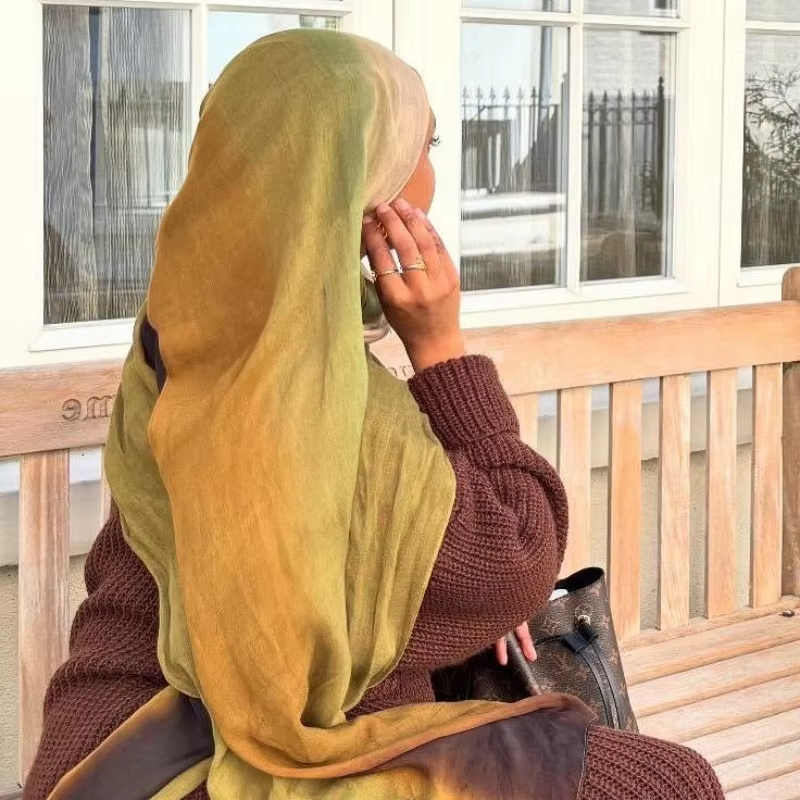 Olive Matcha Ombre Hijab