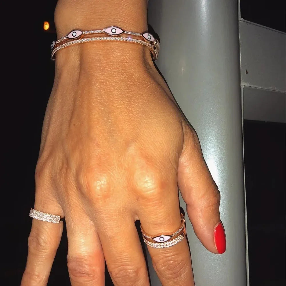 Rose Gold Bangle Bracelets