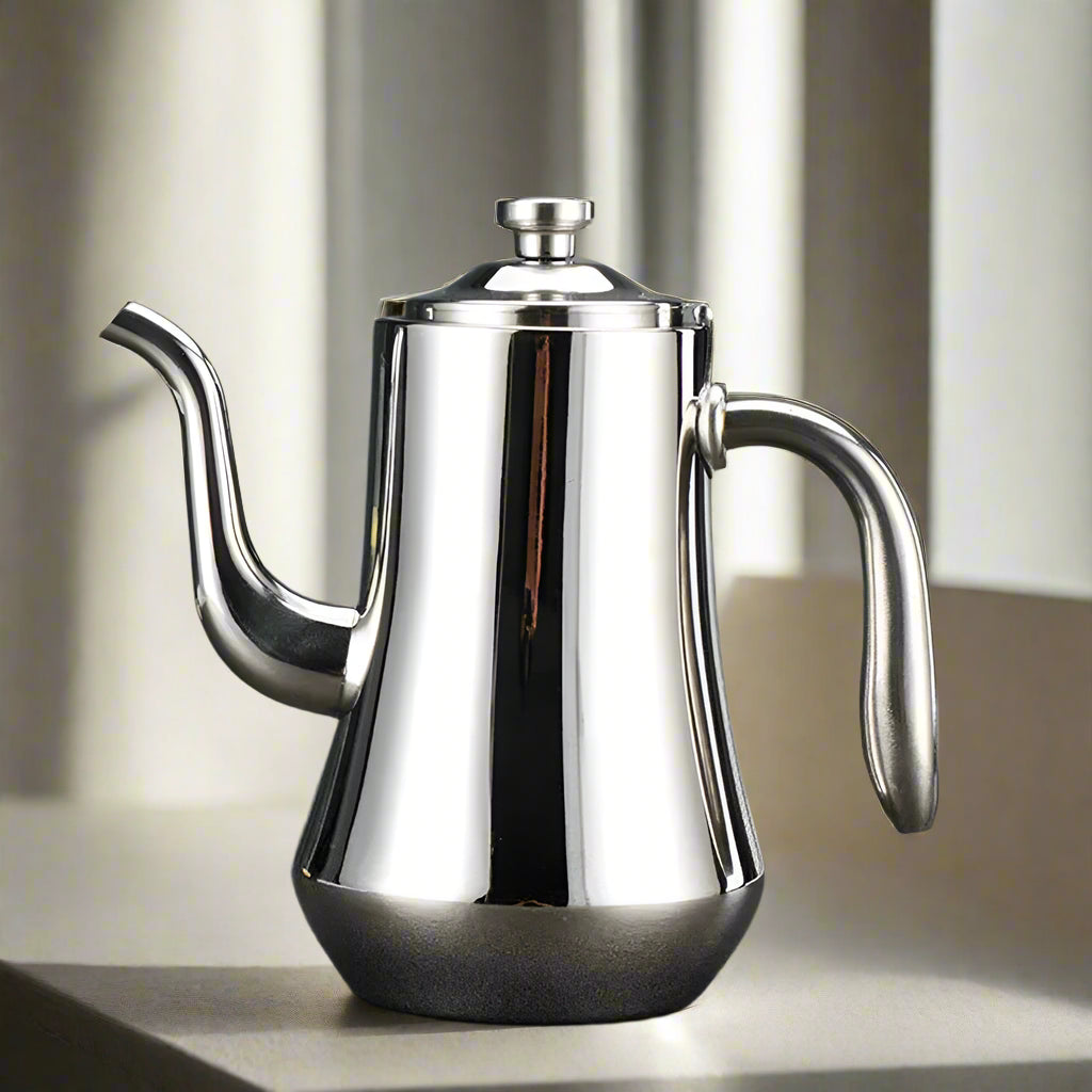 1L/2L/2.5L Nordic Style Stainless Steel Teapot Large-Capacity Boiling Water Kettle Scented Tea Make Tea Pot With Filter Tea Set