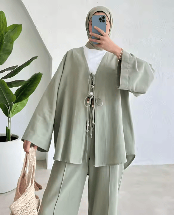 Soft Knit Two-Piece Suit