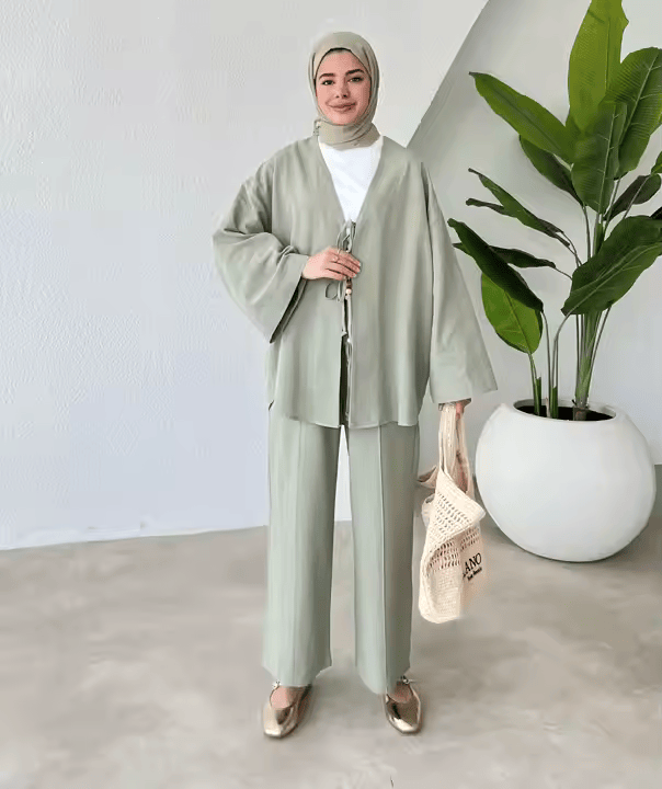 Soft Knit Two-Piece Suit
