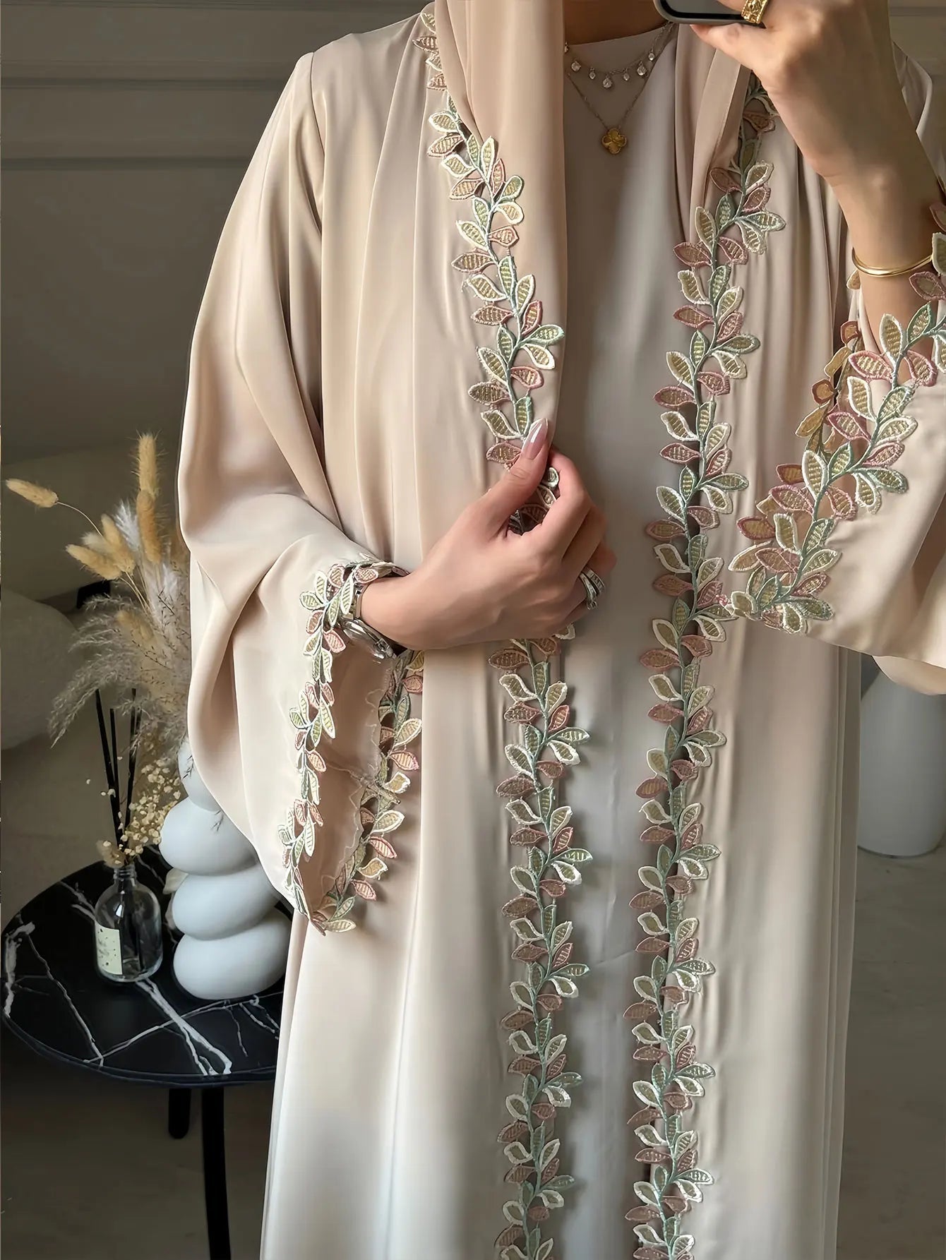 Timeless Embroidery Caftan