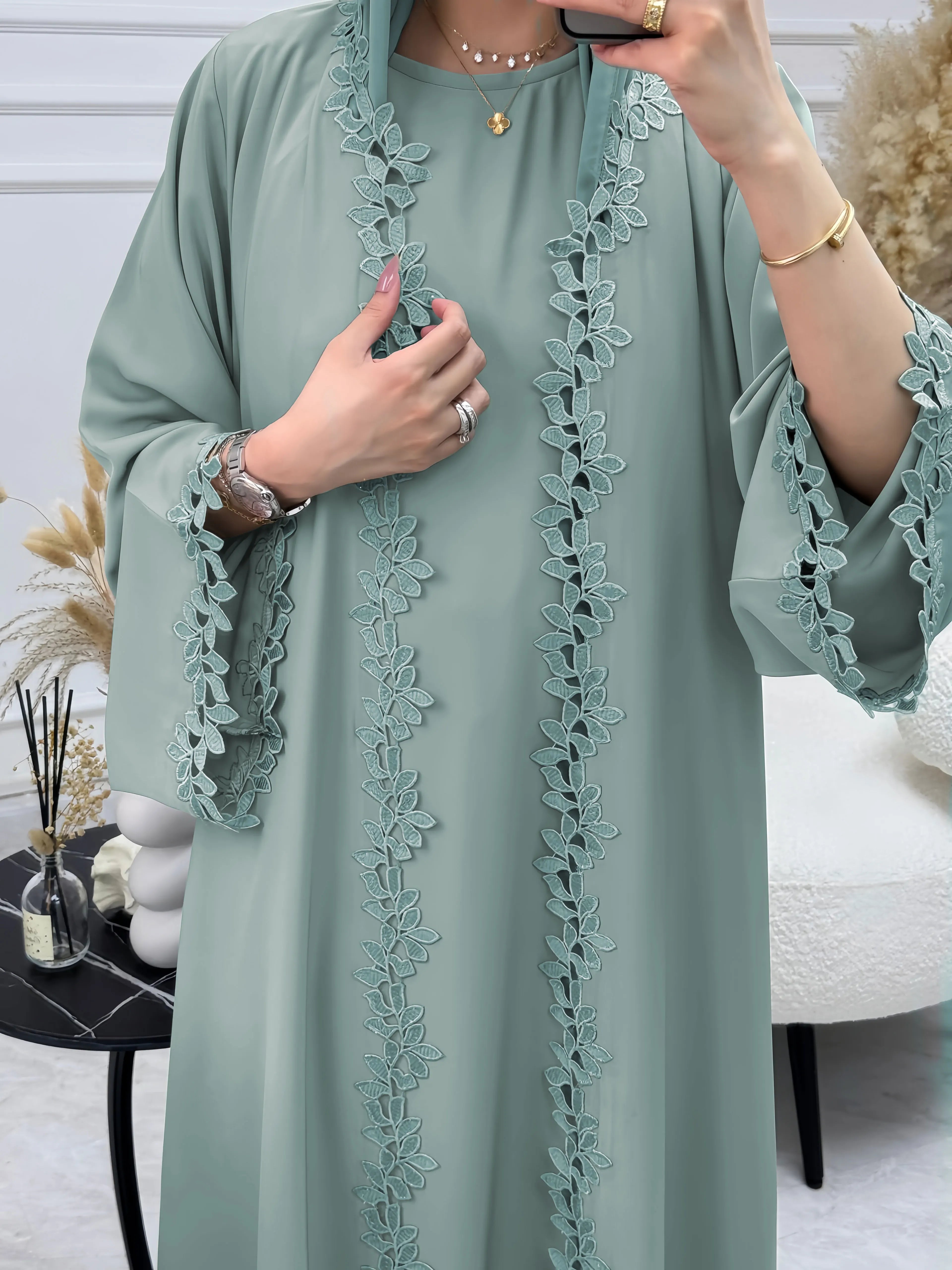 Timeless Embroidery Caftan