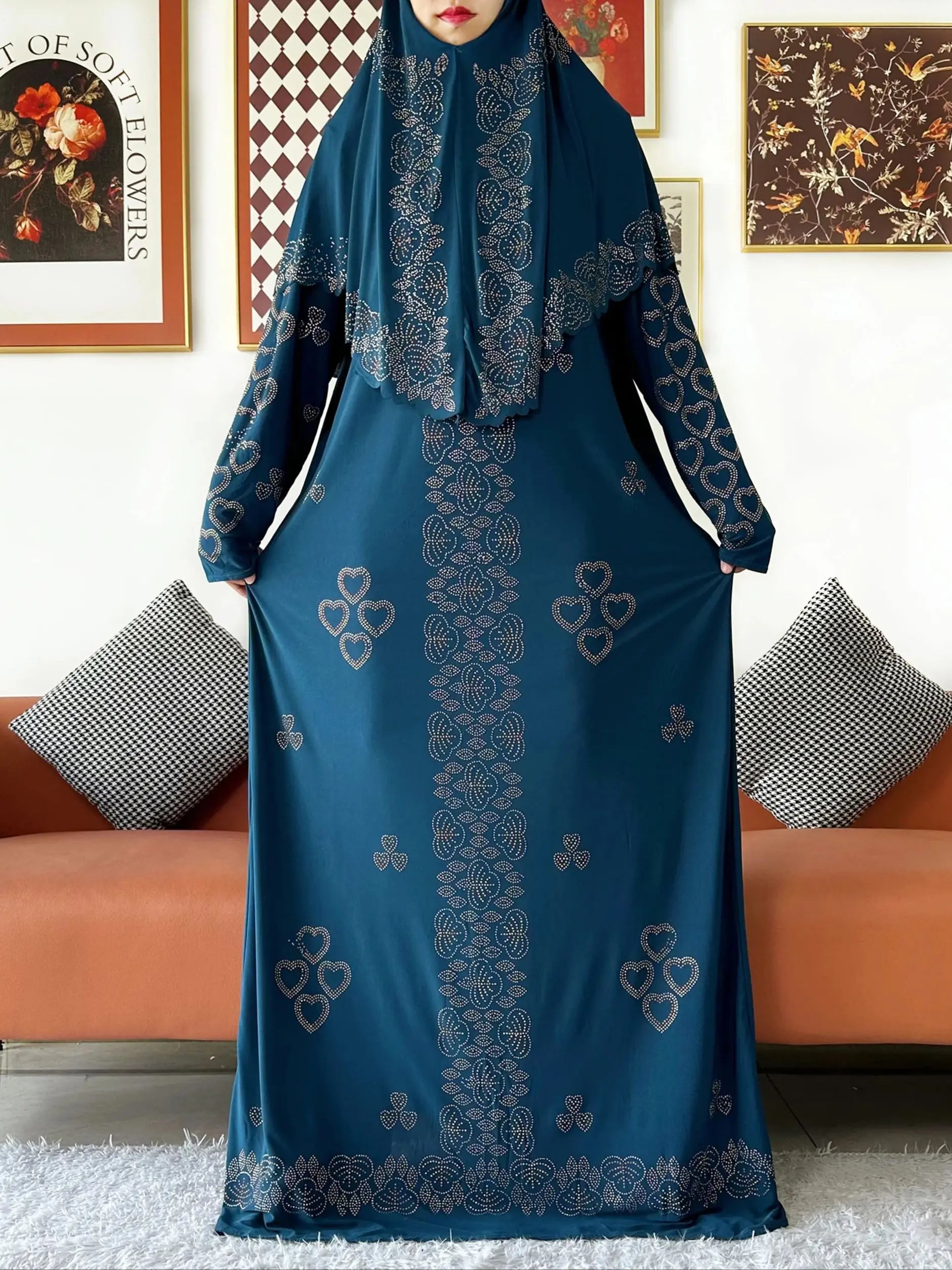 Two-Piece Hijab Maxi Set