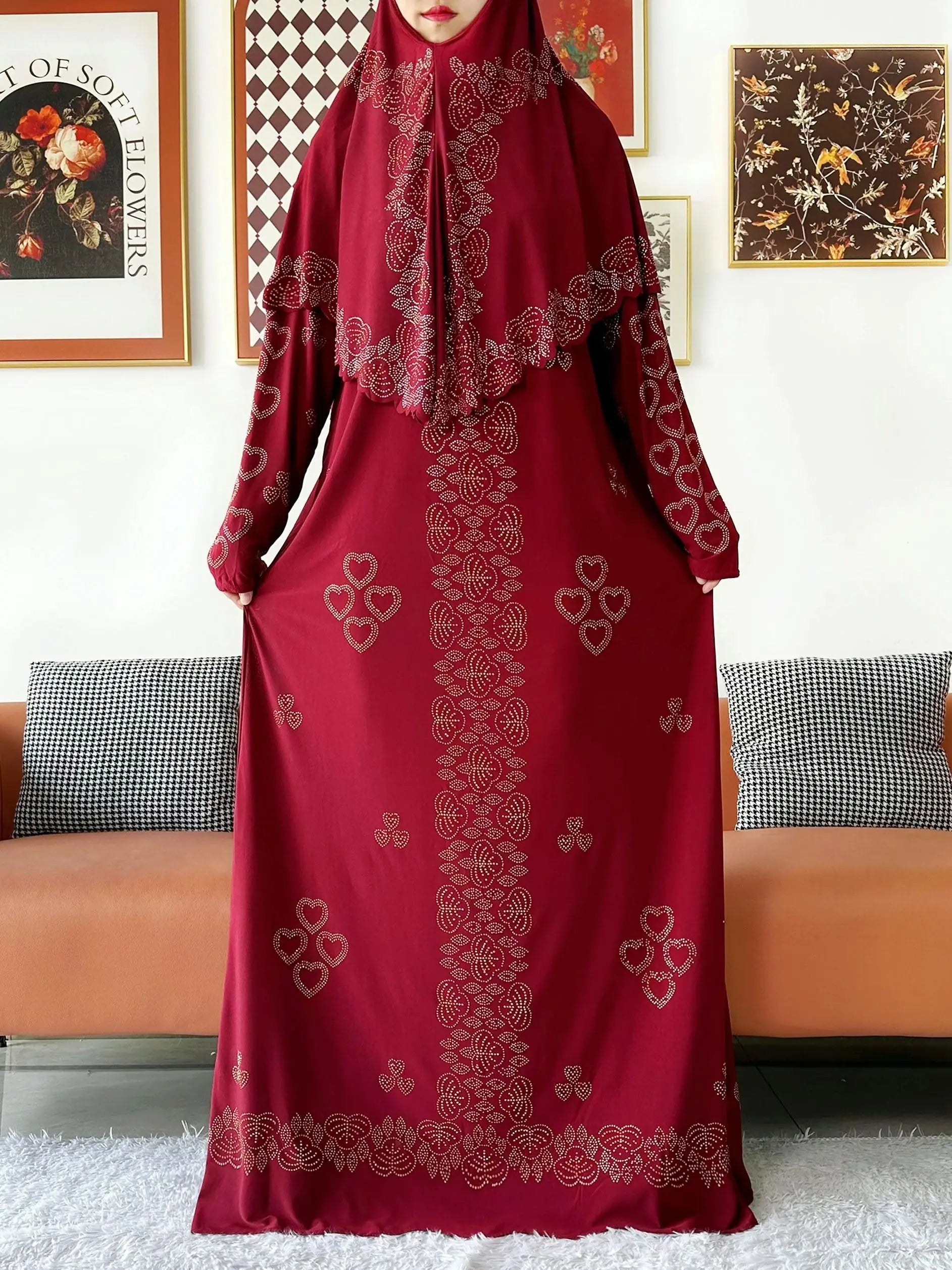 Two-Piece Hijab Maxi Set