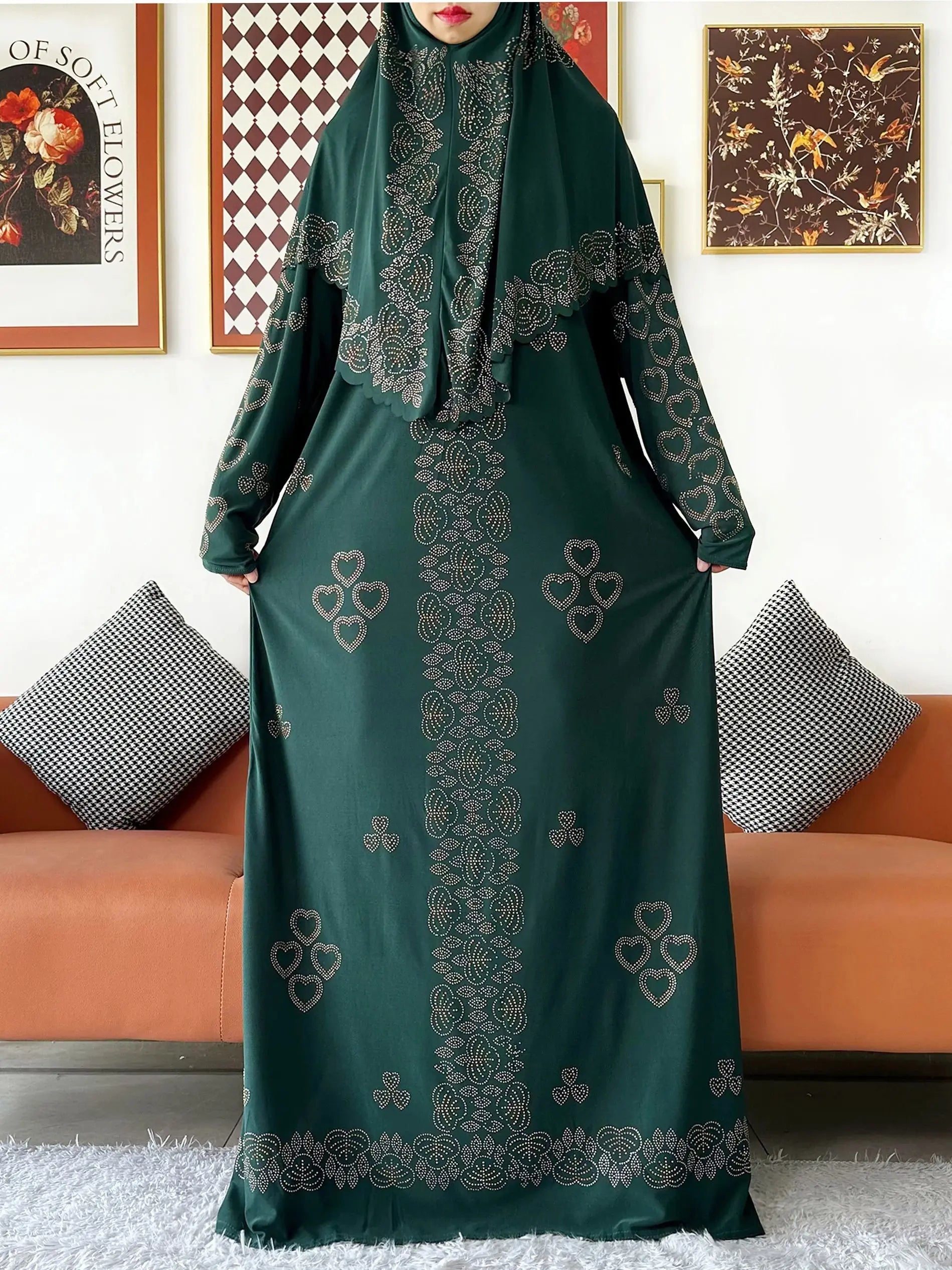 Two-Piece Hijab Maxi Set