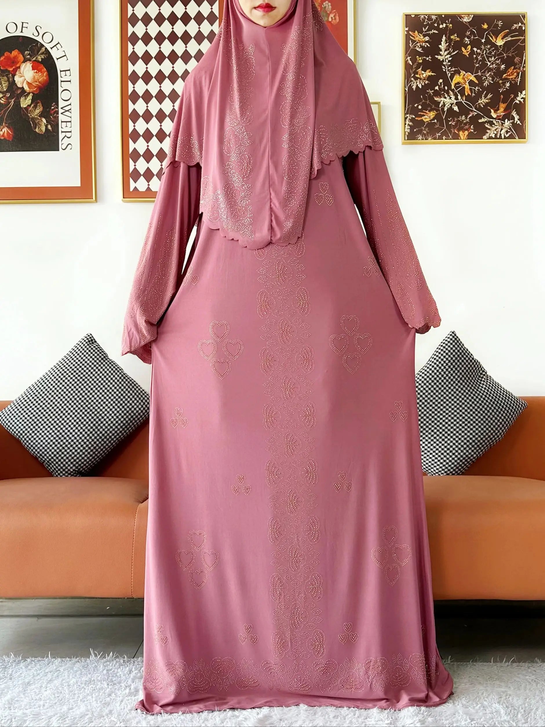 Two-Piece Hijab Maxi Set