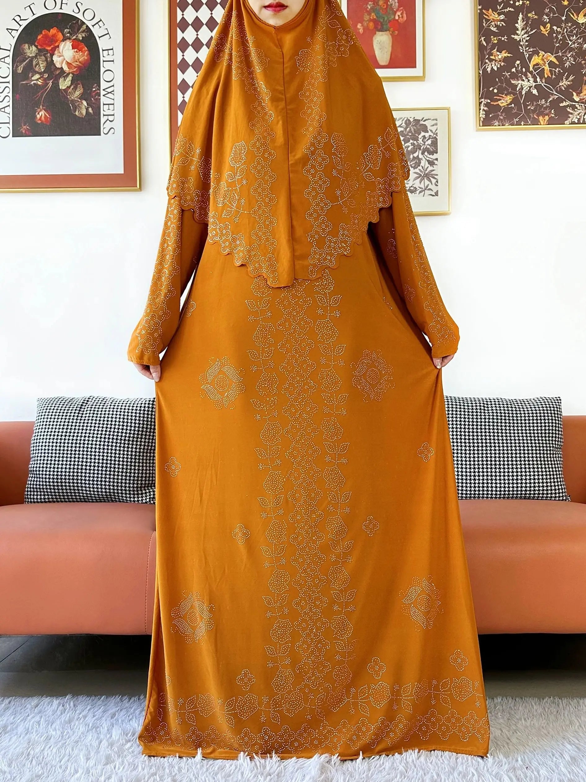 Two-Piece Hijab Maxi Set