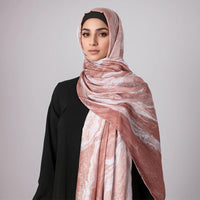 Amber Wash Hijab- Desert Rouge