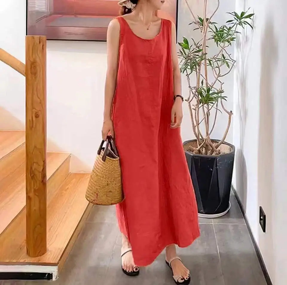 Casual Cotton Summer Dress