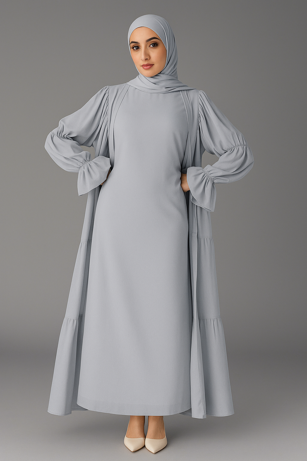 Chiffon Caftan Set 