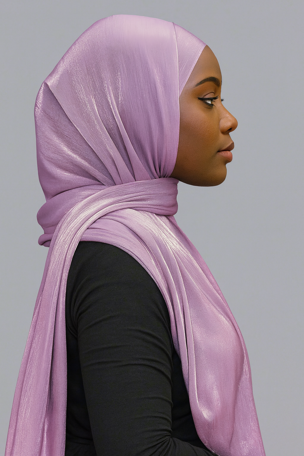 Crinkle Satin Hijab