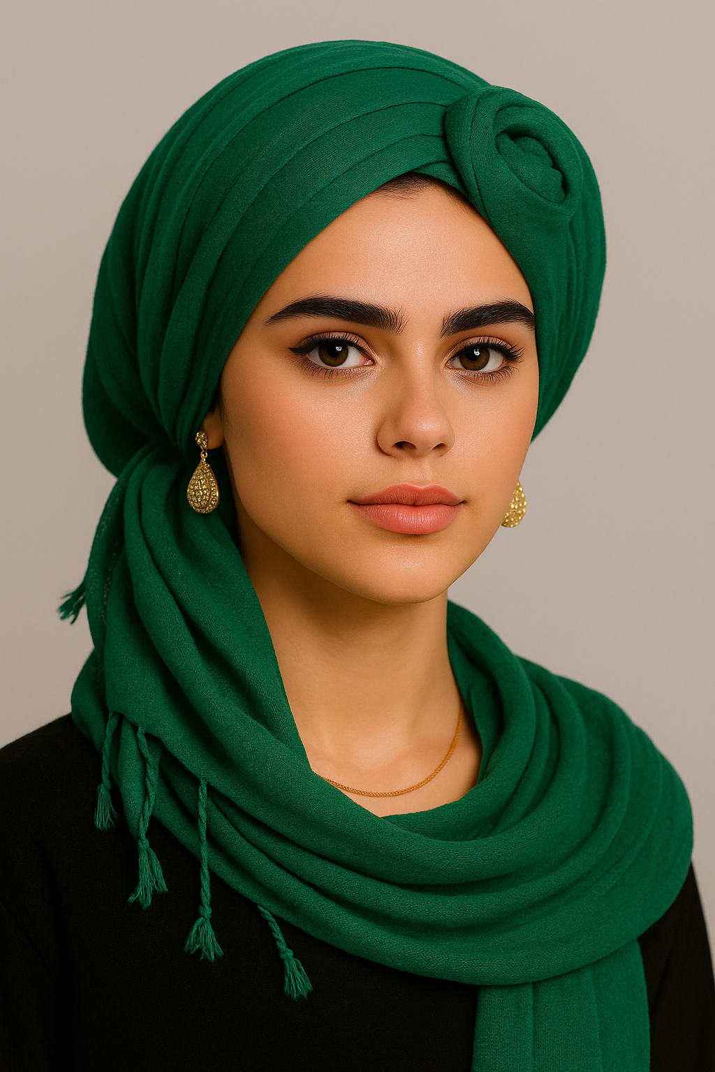 Elegant Flax Scarf 