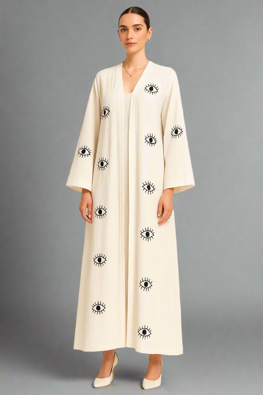Evil Eye Cotton Kaftan 