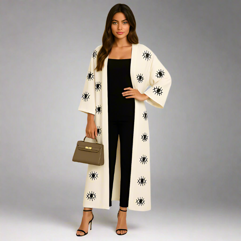 Evil Eye Cotton Kaftan 