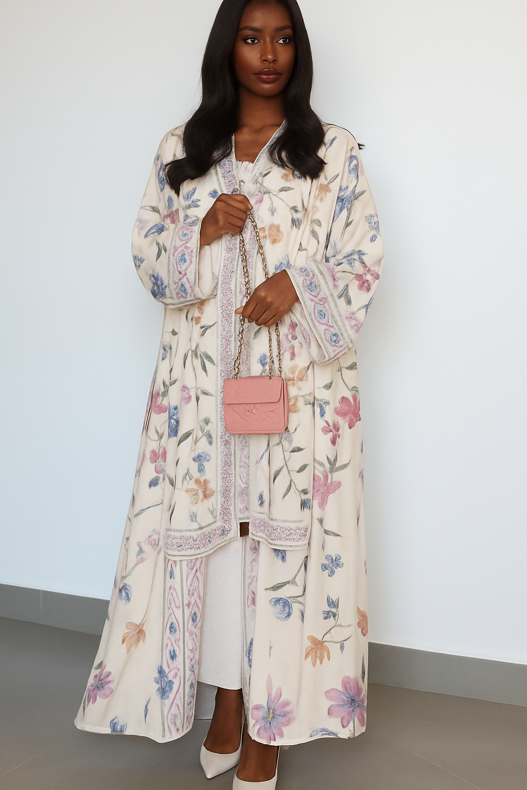 Floral Caftan Dress