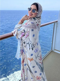 Floral Caftan Dress