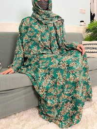 Floral Cotton Caftan