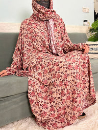 Floral Cotton Caftan