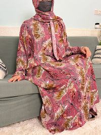 Floral Cotton Caftan