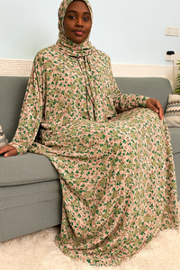 Floral Cotton Caftan