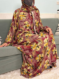 Floral Cotton Caftan