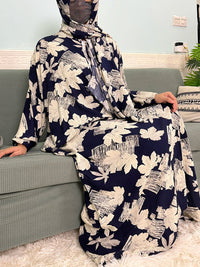Floral Cotton Caftan