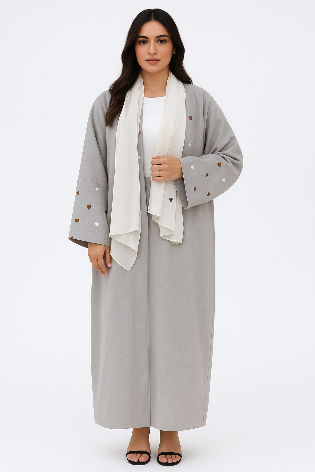 Hearts Abaya 