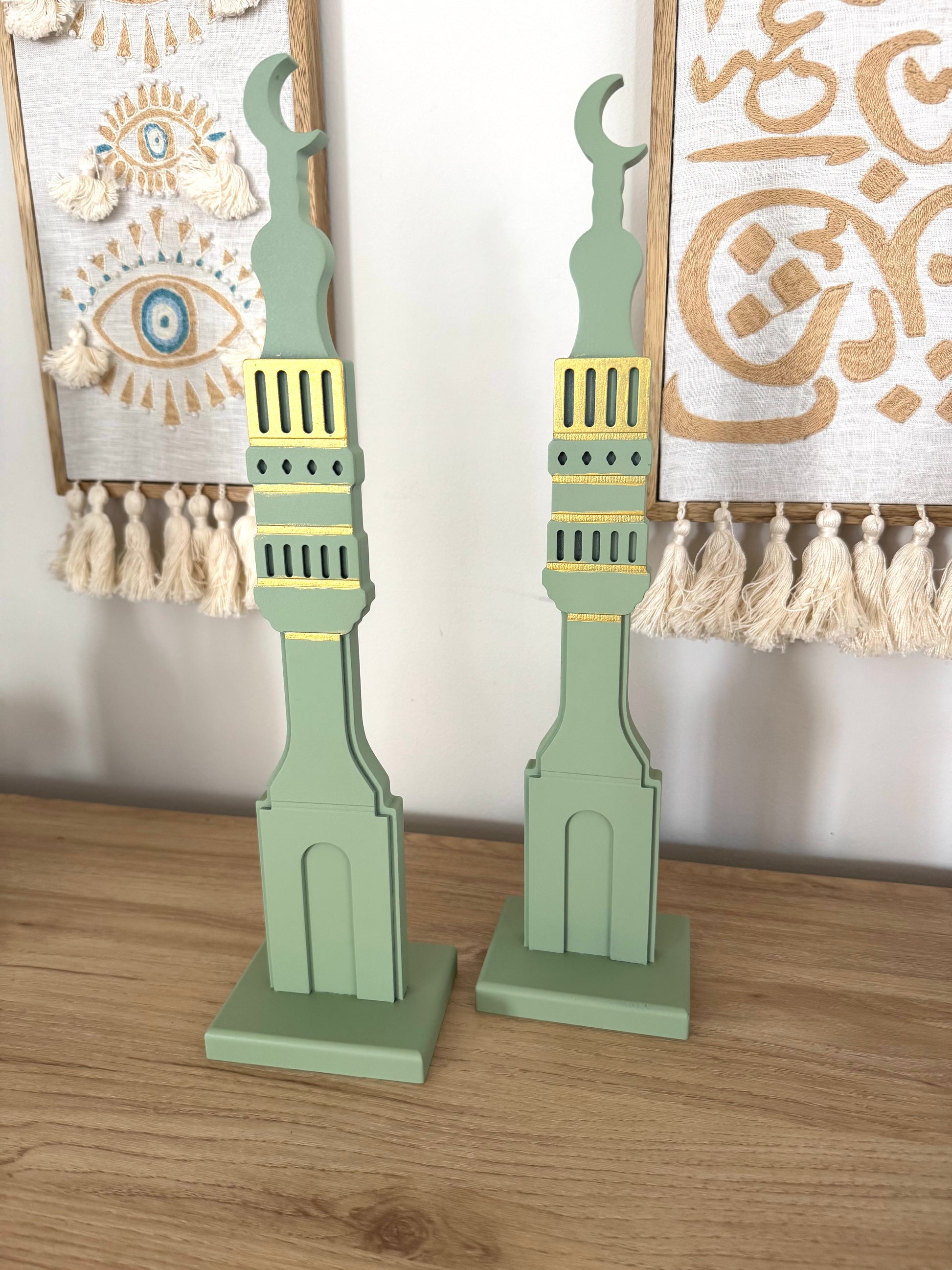 Wooden Minaret Set 