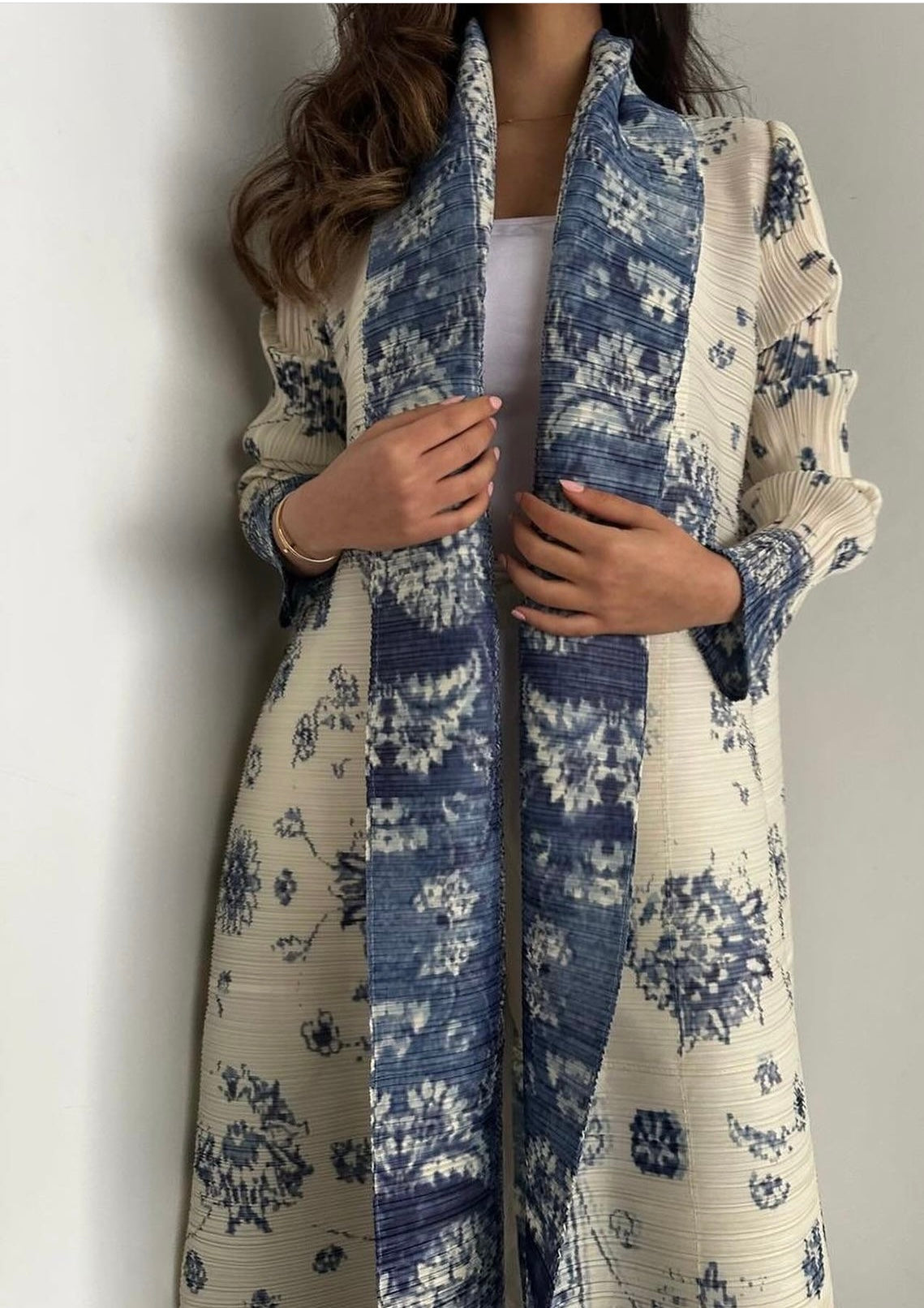 Ruman Blue Terra Kaftan Elegant, Comfortable, and Sustainable Fashion