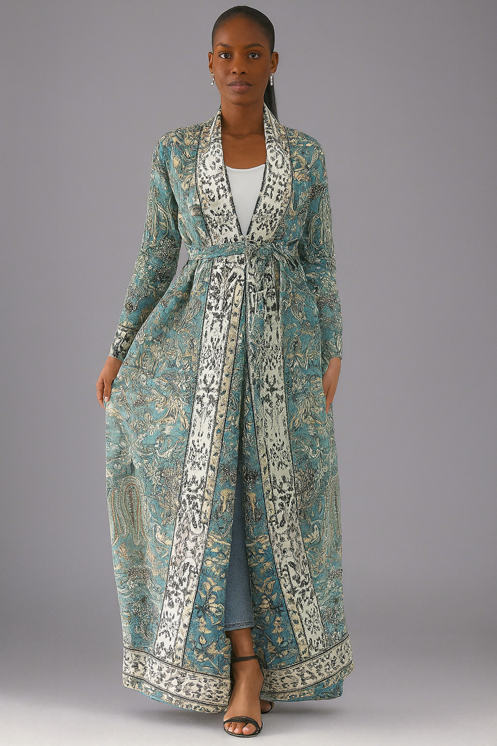 Luxe Pleated Caftan