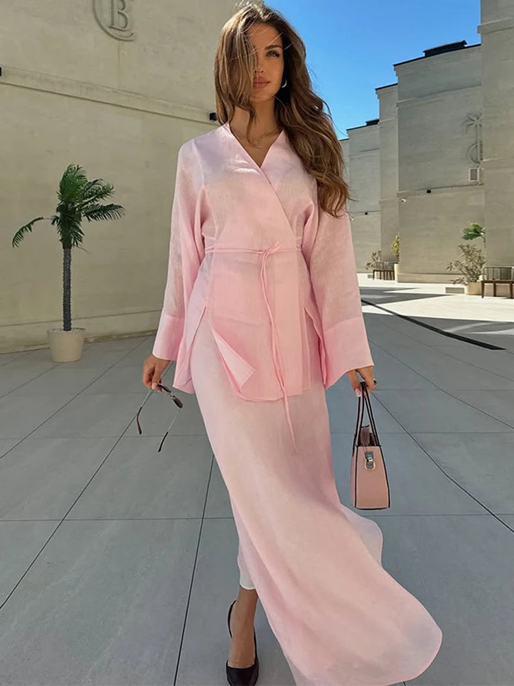 Modern A-Line Skirt Set