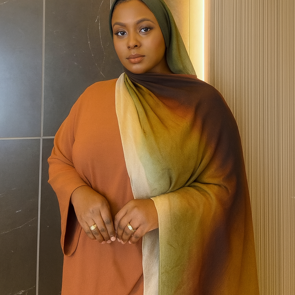 Olive Matcha Ombre Hijab