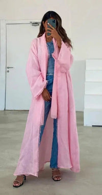Ruman Cotton Candy Linen Caftan 1