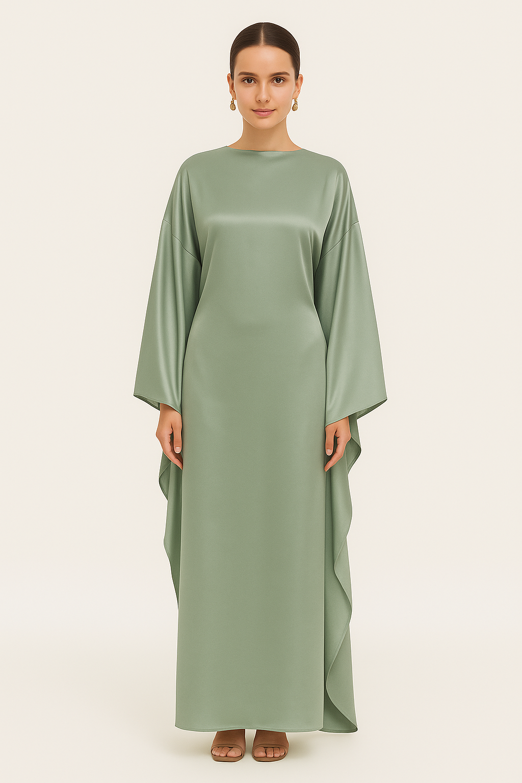Sage Green Butterfly Dress 