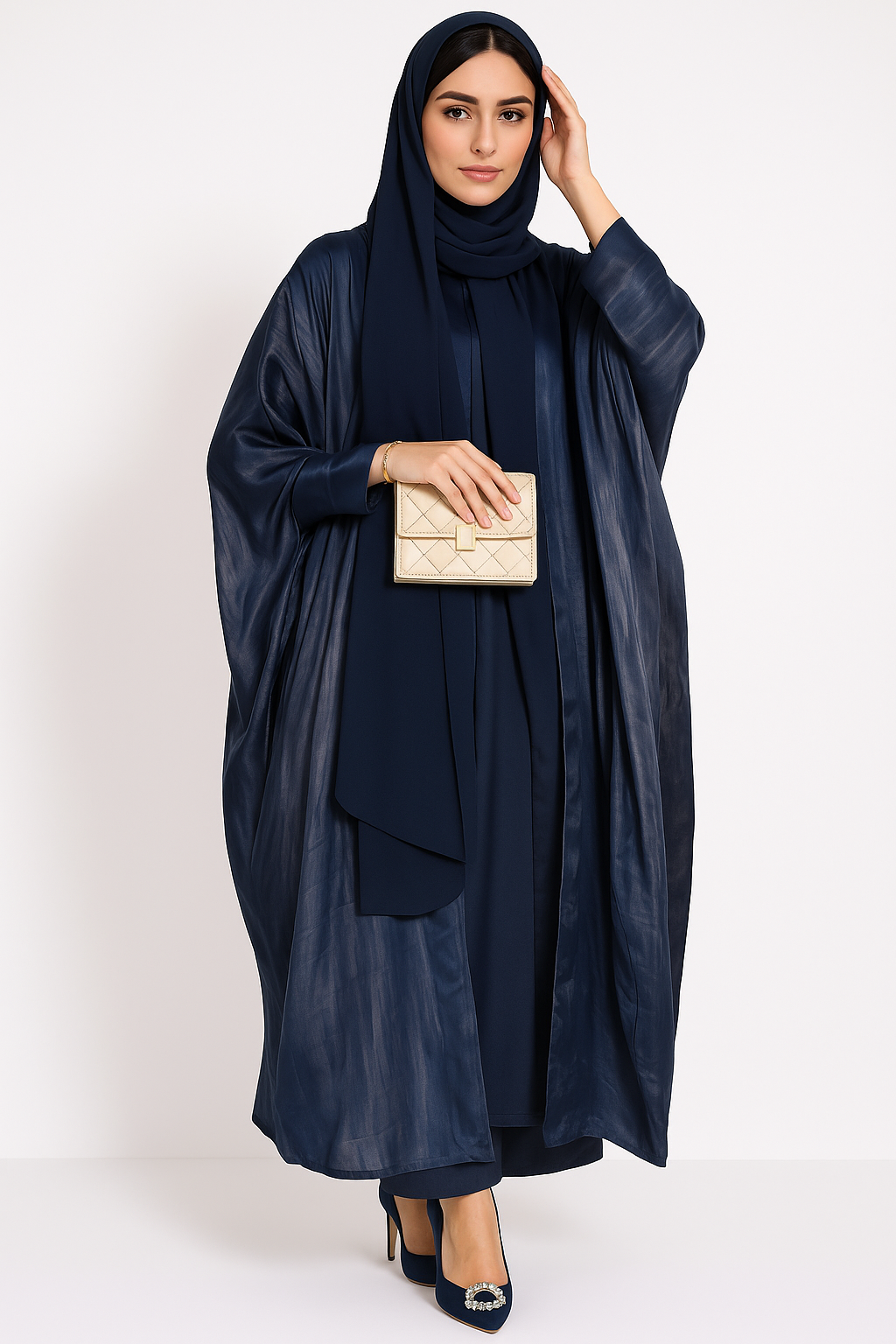 Saphire Pleats Kaftan 