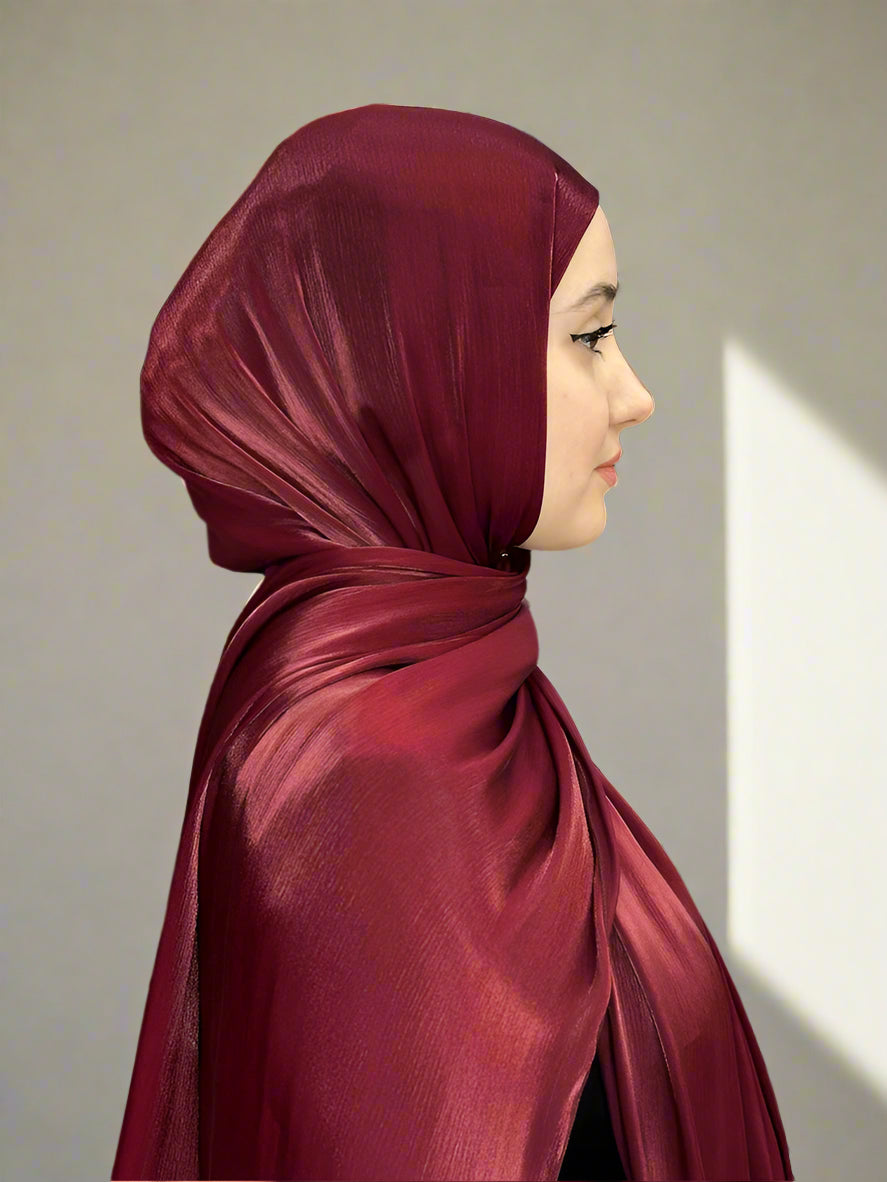 Shimmer Organza Satin Hijab