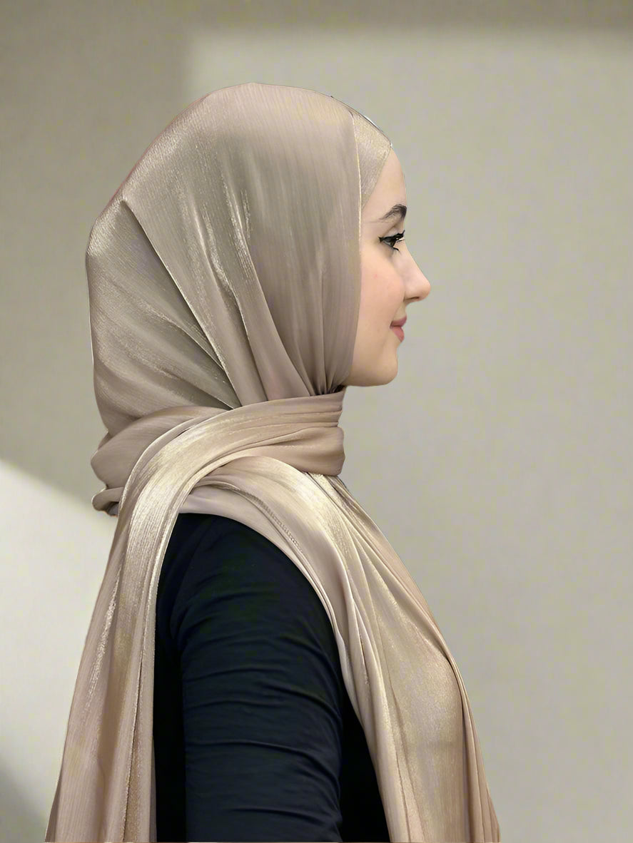 Shimmer Organza Satin Hijab