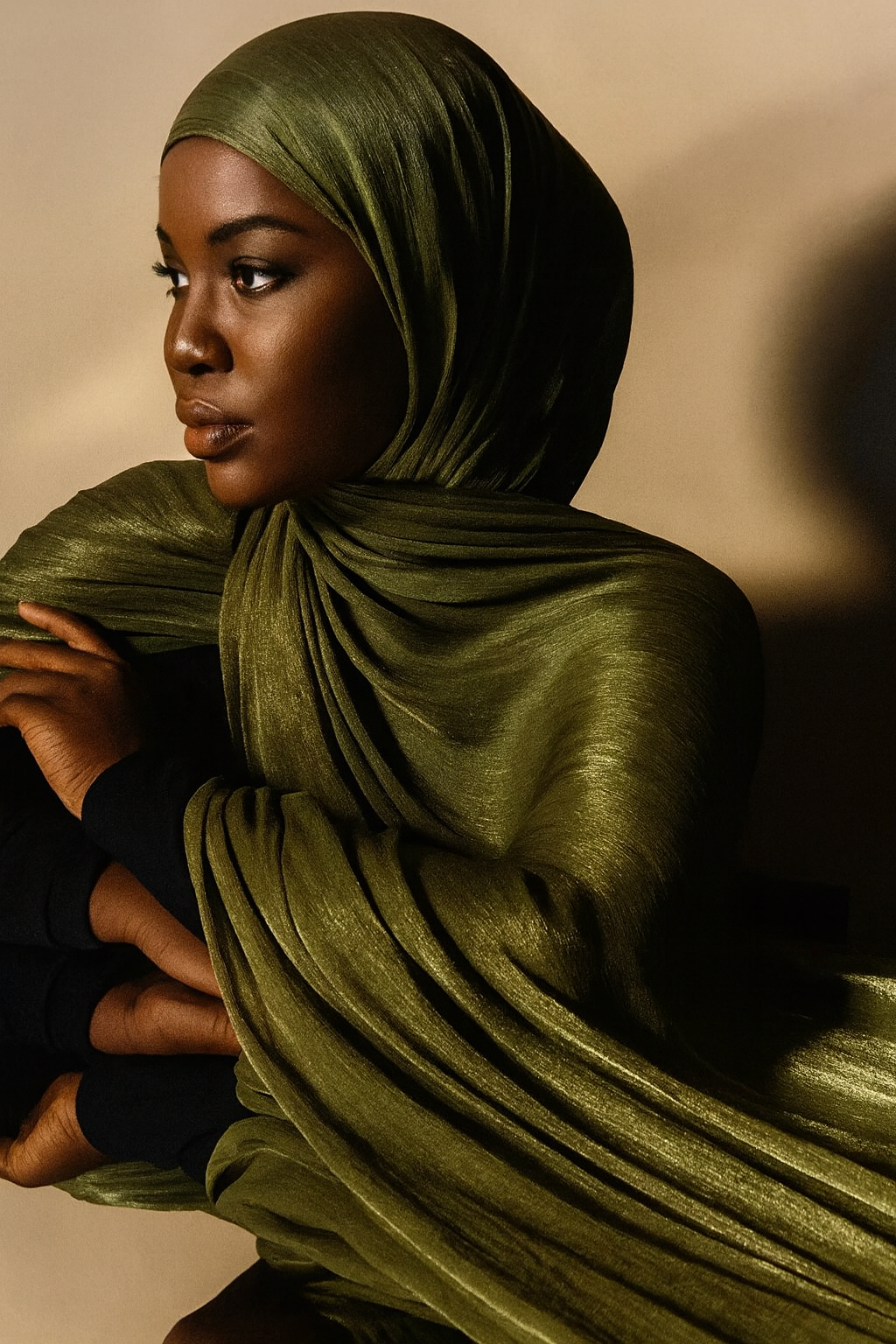 Shimmer Organza Satin Hijab