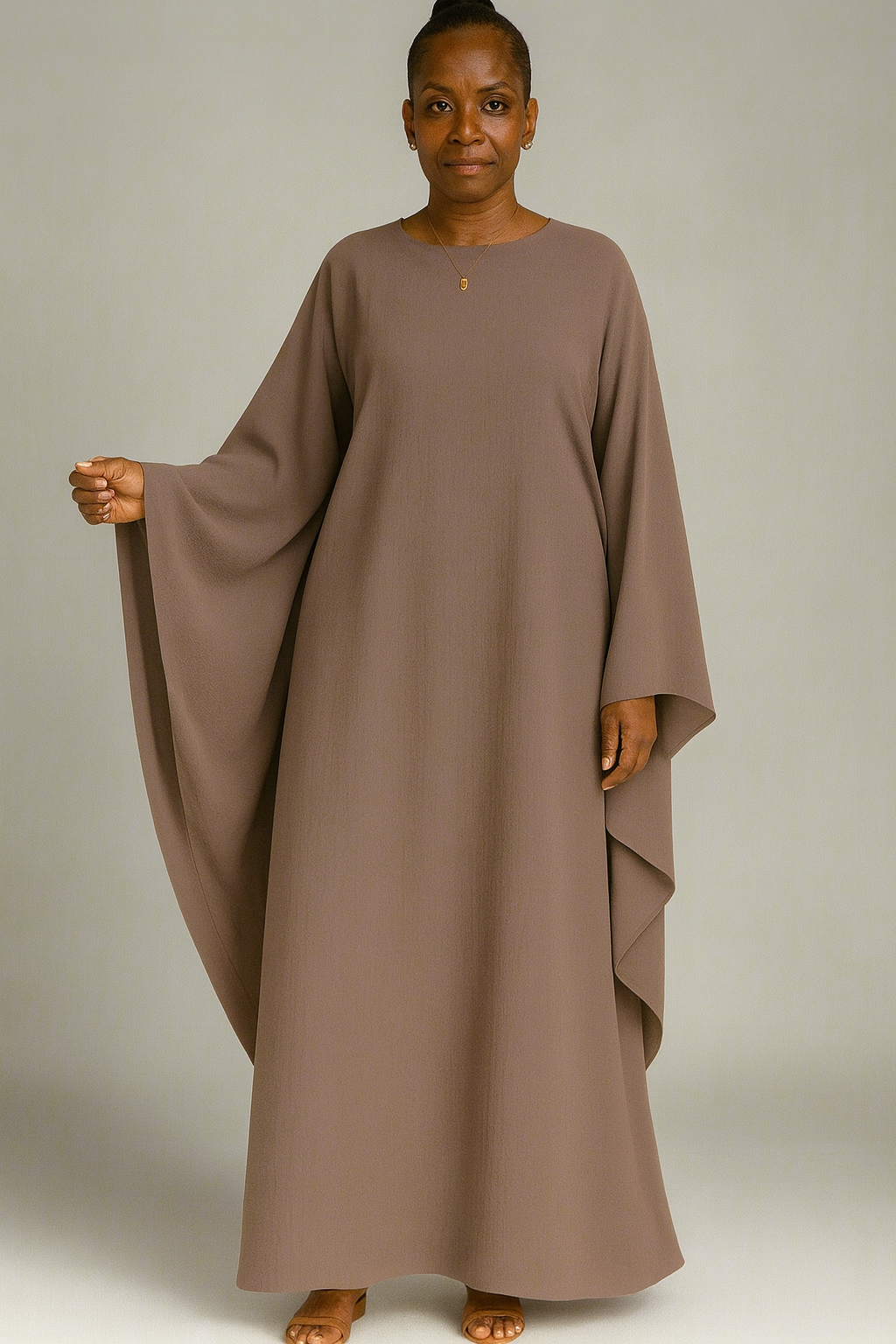 Soft Crepe Butterfly Dress