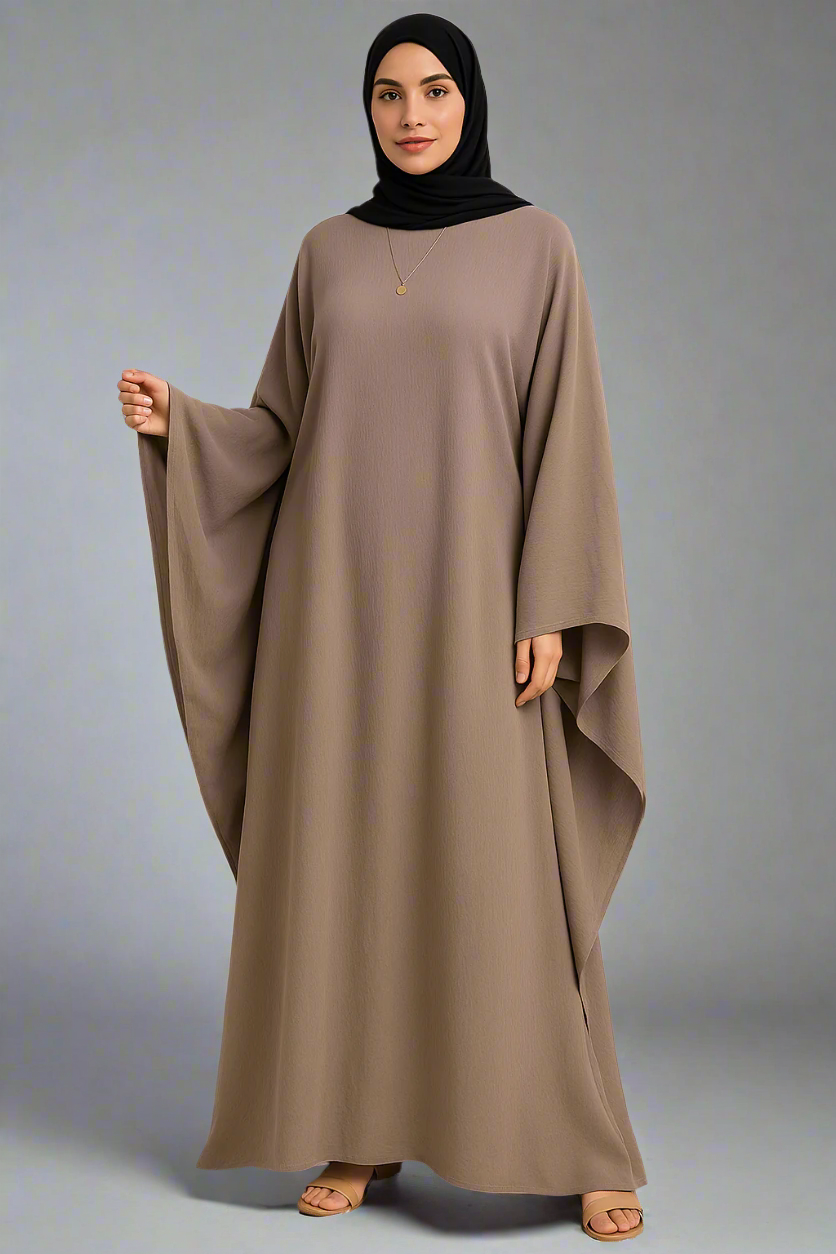 Soft Crepe  Modest Abaya 