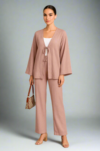 Soft Knit Two-Piece Suit 