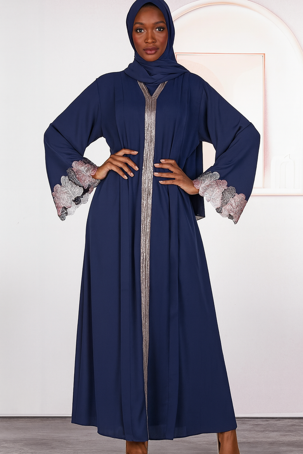 Sparkly Chiffon Abaya