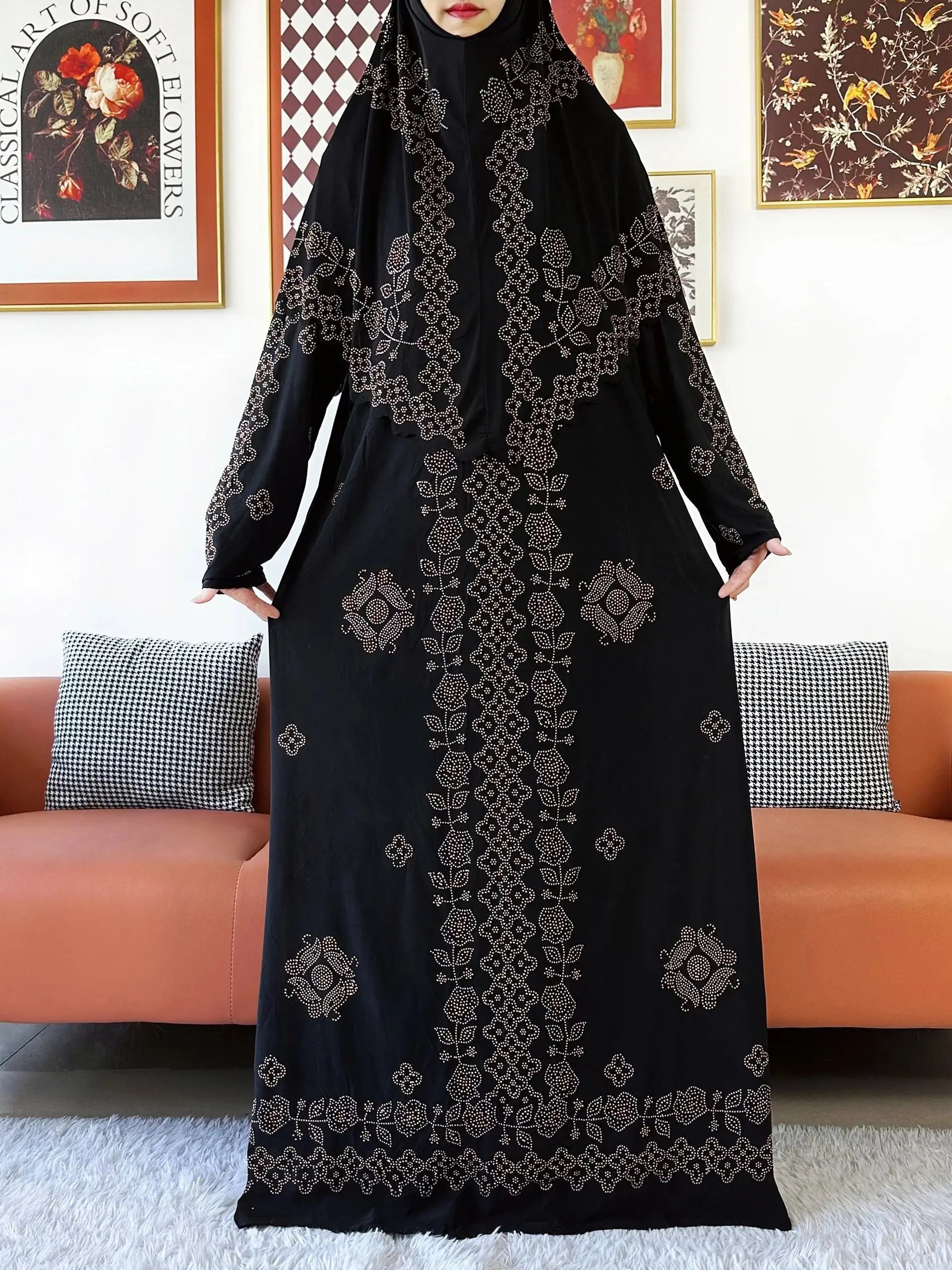 Two-Piece Hijab Maxi Set